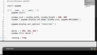 Python [pygame] 03 Changing the Color