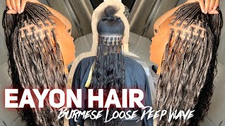 THE NEASTEST Small Boho Knotless | Eayon Hair| Natural Deep Wave 22”