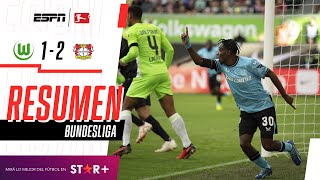 LOS 11 DE LA COMPAÑÍA FESTEJARON FUERA DE CASA Y SON LÍDERES | Wolfsburgo 1-2 B Leverkusen | RESUMEN