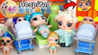 LOL Surprise Dolls in Big Ball Playmobil Hospital with  Collection + Wedding JOJ