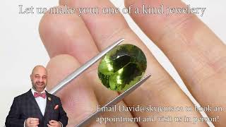 Master Cut 9.30ct Oval Mint Green Verdelite Tourmaline, GIA Certified - GIATR0061