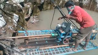 आडवे बोरिंग मशीन 🌾 side Borewell Drilling in water well - vihir khodane machine,