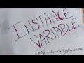 Java Interview Question - Instance variables