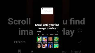 Tutorial for image overlay (UPDATE- IT ONLY WORKS ON PHONES) || #tutorial #imageoverlay