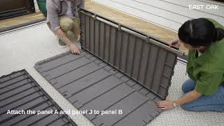 HOW TO_East Oak 120 Gallon Deck Box Installation