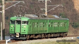 JR西日本 113系抹茶色S9編成(2連) 上川口→福知山 2013.3