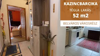 Kazincbarcika eladó tégla lakás, 52m2-es 2 szobás, Belváros városrész