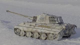 Torro 1:16 Full Metal KingTiger Winter Drive Test