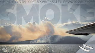 Smoke on the Water: Bush Flying the 185 on a Smokey Day in the Canadian North