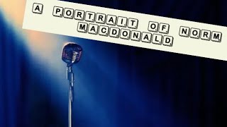 Portrait of Norm MacDonald with Scrabble Story #3