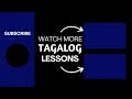 learn tagalog prefix mapag~ to form adjectives filipino language lesson 2