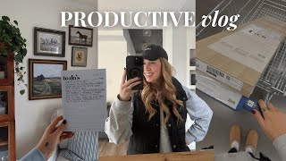 HOME VLOG 🏡  realistic & productive days in my life, office makeover updates & balancing it all