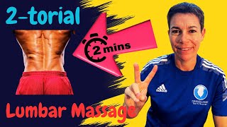 2-Minute Lower Back Massage Techniques