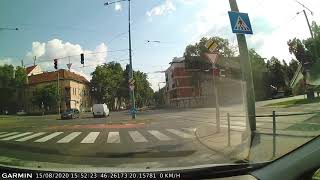 DRIVE #1268: Streets of Szeged (Hungary) (timelapse 4x) *Read Description*