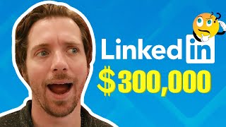 This LinkedIn message template made us 300k