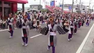 第61回よさこい祭り　本番２日目　万々商店街万々歳　万々演舞②