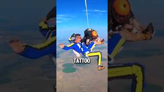 The World’s First Tattoo Mid-Air 🤯 (@skydiveorangeskies)