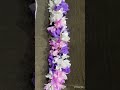 my garden december flowers garland నేను పువ్వులు harvest చేసుకొని కట్టుకున్న మాల flowerplants