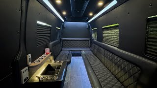 The Ultimate Mercedes Sprinter Limo Party Bus w/ BOSE Audio - Money Making Machine - MK104