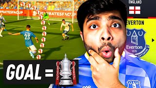 SCORE GOAL = WIN FA CUP!!🏆 - FIFA 22 EVERTON CAREER MODE EP36