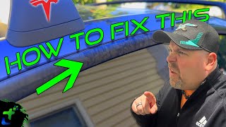 How To Fix Tesla Window Trim | Rainbow, discoloration issues on exterior trim of Tesla Model S/3/X/Y