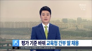 [대전MBC뉴스]대전교육청 간부 자녀 교사 부정 채용