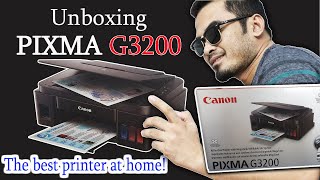 Canon Pixma G3200 Unboxing l Ink Setup