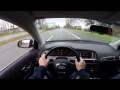 Audi A6 3.2 FSI (2007) on German Autobahn - POV Test Drive