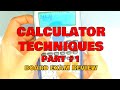 CALCULATOR TECHNIQUES: BOARD EXAM REVIEW PART 1