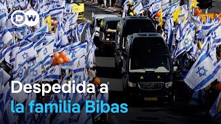 Miles en Israel rinden homenaje a Shiri Bibas y sus hijos, secuestrados por Hamas