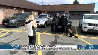 Rhinelander PD unveils new K-9 squad car