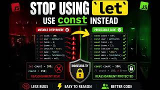 Modern JS: Stop Using let Everywhere (The const & Immutability Guide) | JavaScript Tutorial 2026