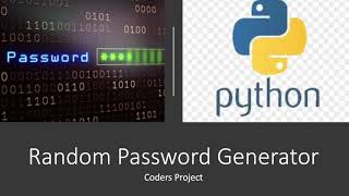 Random Password Generator using Python (Part2)