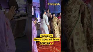 Neeru Bajwa nd Team enjoying at Trailer Launch Of Buhe Bariyan