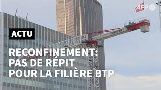 Chantiers maintenus malgré le confinement, une question de survie pour le BTP | AFP