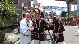 レッツビアワークス御神輿担がせていただきました！王子神社例大祭　2023年8月5日(土)  東十条　大神輿渡御　令和５年