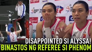 Alyssa INAMING NABADTRIP sa REFEREE DAHIL SA WRONG CALLS vs Galeries! Creamline FULL INTERVIEW