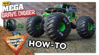 Monster Jam | Mega Grave Digger | Driving Mega Grave Digger