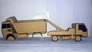 how to make tow truck | cardboard tow truck | RC tow truck | Tow Truck