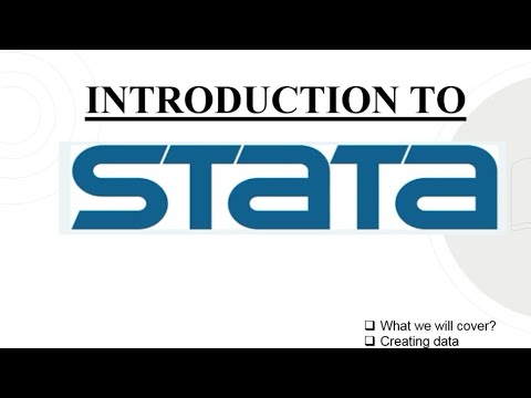 Introduction To STATA | STATA For Beginners | STATA TUTORIAL VIDEO-1 | Vishwakarmas Consulting ...