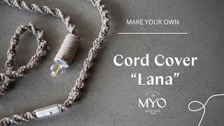 How to cover cords with Macramé yarn | Täck sladdar med garn i makramé