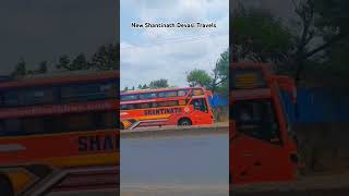 new Shantinath travels Sanchore to Pune Daily service Ac sleeper #bus #shorts