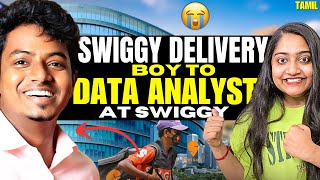 Shocked😳Zero Coding🔴Swiggy Delivery Boy to Data Analyst at Swiggy🤯