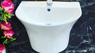 Fabio Integrated Pedestal Basin Unboxing Hindware