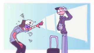 Snow |MEME| Countryhumans (Russia, Canada)