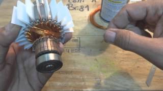 Universal motor rewinding. AC series motor repair. Part 3