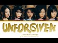 LE SSERAFIM 'Unforgiven' (Feat.Nile Rodgers) Lyrics (Color Coded Lyrics)