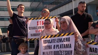 Sarajlije na protestima zbog poskupljenja