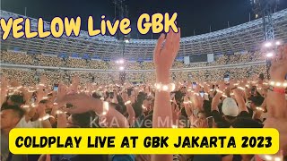 Yellow ~ Coldplay Live at Stadion GBK Jakarta 2023