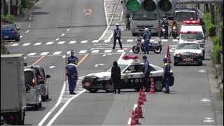 道路凍結による事故処理中の警察官に大型トラックが突っ込む…レスリング選手の警察官死亡・スリップか…山口・岩国